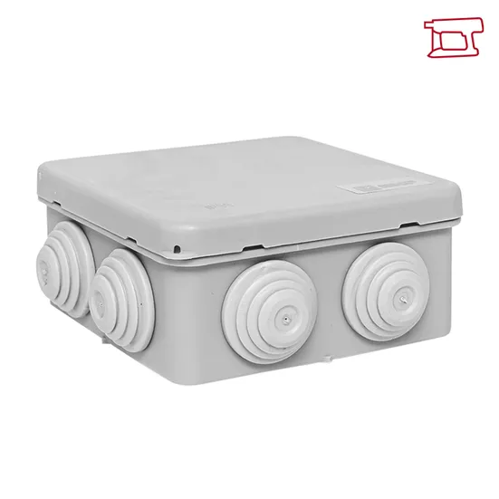 Коробка распределительная КМР-030-031 с крышкой наружная (85х85х40) 8 ...