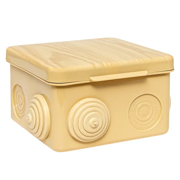 Коробка распределительная КМР-030-031 с крышкой (80х80х50) 7 мембранных ...