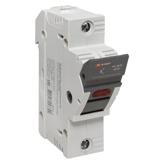 Предохранитель-разъединитель DF 10х38 1Р (тип ПВЦ) EKF купить за 534 ...