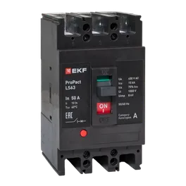 Автоматический выключатель LS63 15кА 3P 50А ProPact EKF