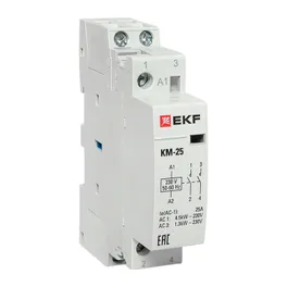 Контактор модульный КМ 25А 2NО (1 мод.) EKF PROxima