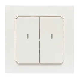 Умный выключатель Стокгольм 2-кл. белый Zigbee EKF Сonnect