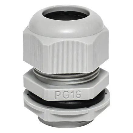 Сальник PG16 IP54 (2 шт) d отв. 21 мм / d провод. 10-14 мм EKF (plc-pg-16-2-r)