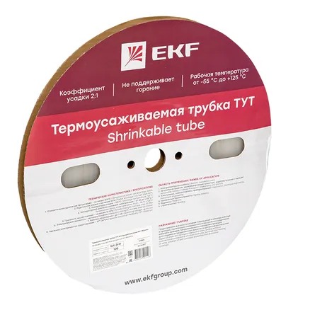 ТУТ 8/4 прозрачная рулон EKF (tut-8-tr)