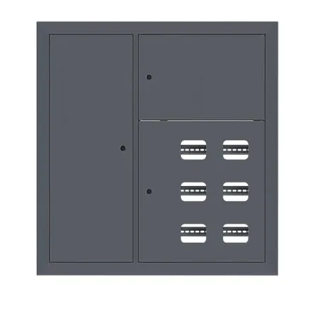 Щит этажный 6 кв. слаботочка слева RAL7016 (1000x950x150) EKF PROxima (mb29-v-6z-ral7016)