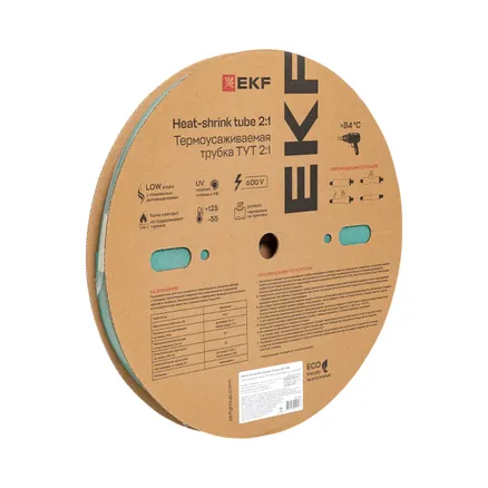 ТУТ нг 16/8 зелёная рулон EKF (tut-16-j)