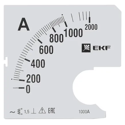 Шкала сменная для A961 1000/5А-1,5 EKF (s-a961-1000)