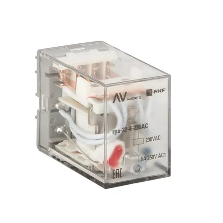 Реле промежуточное RPA 22/4 5A 230В AC EKF (rpa-22-4-230AC)