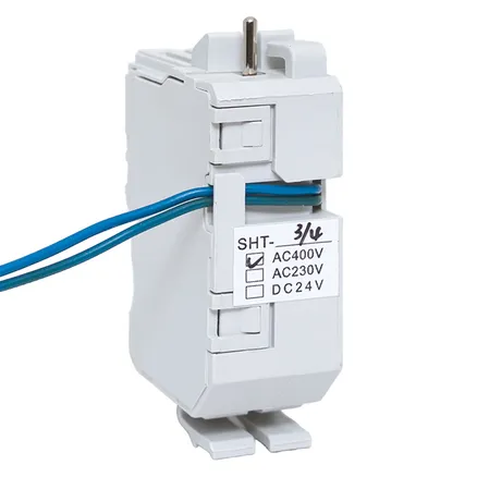 AV POWER-3/4 Независимый расцепитель SHT AC400В слева (mccb-34-SHT-ac400-av)