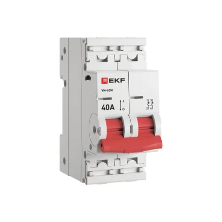 Выкл. нагрузки 2P 40А ВН-63N EKF PROxima (S63240)