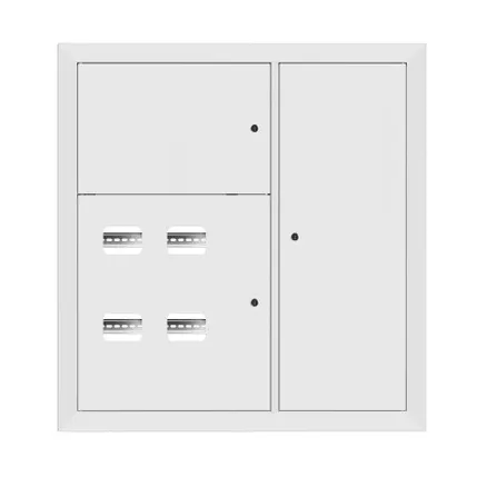 Щит этажный 4 кв. RAL9003 (1000x950x150) EKF Basic (mb28-v-4-r9003)