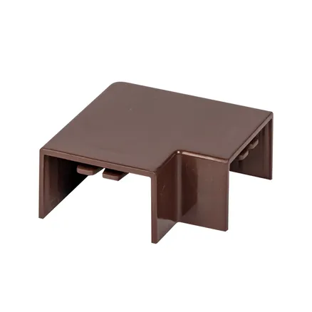 Поворот 90 гр. (25x16) (4 шт) темн. дерево EKF-Plast (abd-25-16x4)