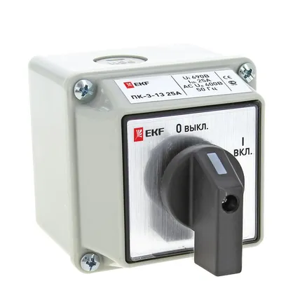 ПК-3-13 40А 3P "ВКЛ-ВЫКЛ" IP54 EKF (pk-3-13-40)