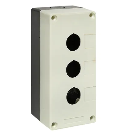 КП103 пластиковый 3 кнопки белый EKF (cpb-103-w)