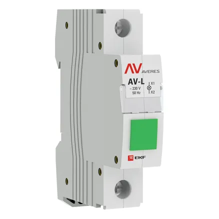 Сигнальная лампа AV-L зеленая EKF (av-l-green-averes)