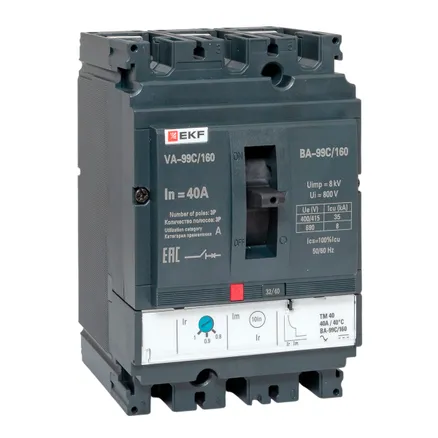ВА-99C 160/40А 3P 35кА EKF (mccb99C-160-40)