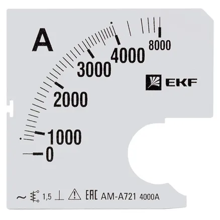 Шкала сменная для A721 4000/5А-1,5 EKF (s-a721-4000)