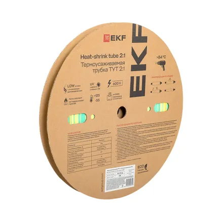 ТУТ нг 12/6 жел-зел рулон EKF (tut-12-yg)