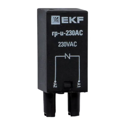 Модуль защитный c варистором 230В AC для промежуточных реле RP AVERES EKF (rp-u-230AC)