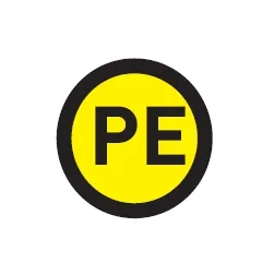 Наклейка "PE" (d20) EKF PROxima (an-2-08)