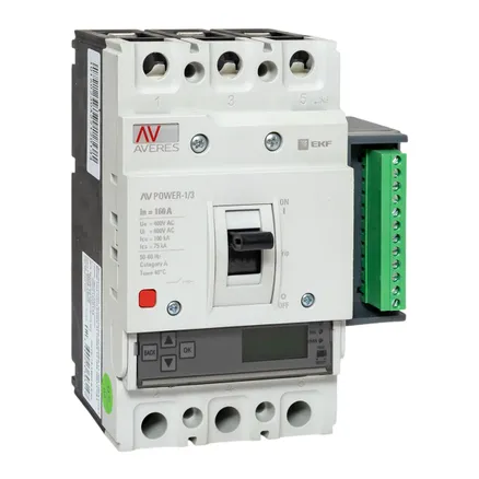 AV POWER-1/3 160А 100kA ETU6.2 (mccb-13-160H-6.2-av)