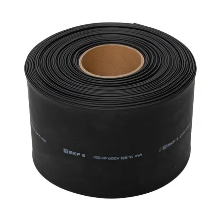 ТУТ нг 120/60 черная рулон EKF (tut-120-b)