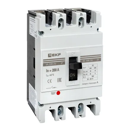 ВА-99М 250/200А 3P 35кА EKF (mccb99-250-200m)