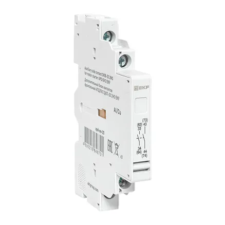 Дополнительный блок контактов боковой АПД/GV2 ДКП-20 2НО EKF