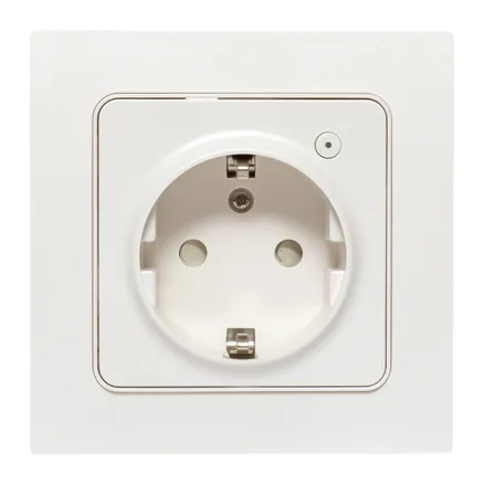 Умная розетка Стокгольм 1-местная 16А EKF Сonnect (RCS-ST16-WD-ZB)