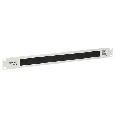 Щёточный ввод TERACOM PRO 1U серый (TRP-1BR-GR)