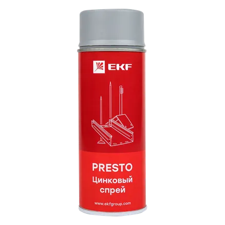 Цинковый спрей "Presto" 400мл EKF (lp-zinc)