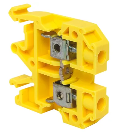 Клемма проходная винтовая JXB 2.5 мм2 желтая EKF (plc-jxb-2.5/35y)