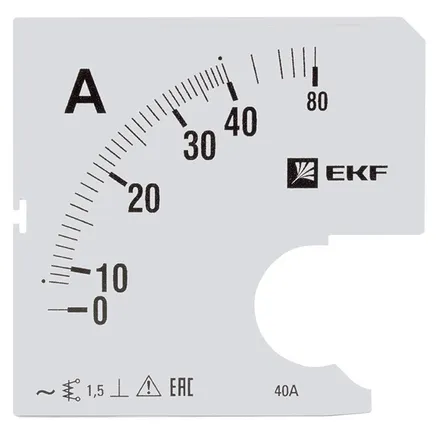 Шкала сменная для A961 40/5А-1,5 EKF (s-a961-40)