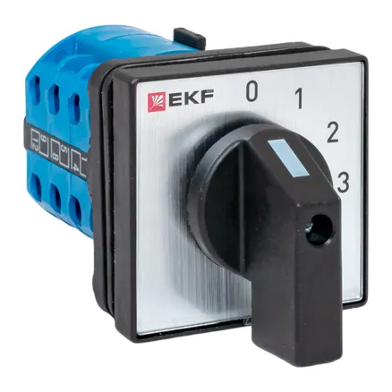 ПК-1-102 10А 2P «0-1-2-3» IP65 EKF (pk-1-102-10-65)