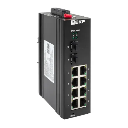 Промышленный управляемый коммутатор уровня L2 ML2-2GX/SFP-8GT TSX EKF (TSX-ML2-2GX/SFP-8GT)