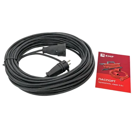 Удлинитель "Зевс 2.0" 20м с заземлением КГ 3*1,5 16А/3,5кВт IP44 PROxima (USB02-16-315-1-20-IP44)