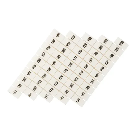 Маркеры для ST 1,5 с нумерацией 150-200 (100 шт.) EKF (zb-st-1.5-150-200)