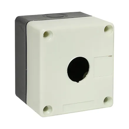 КП101 пластиковый 1 кнопка белый EKF (cpb-101-w)