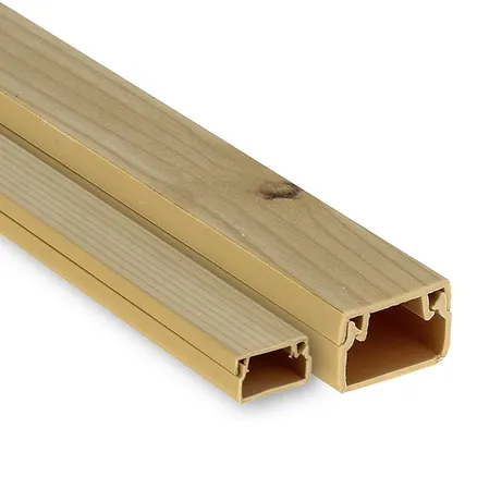 Канал каб. (100x40) (24 м) свет. дерево EKF-Plast (kk-100-40w)