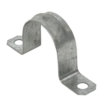 Скоба метал. двухлапковая d31-32 мм (10 шт) EKF PROxima (sm-2-31-32-r)