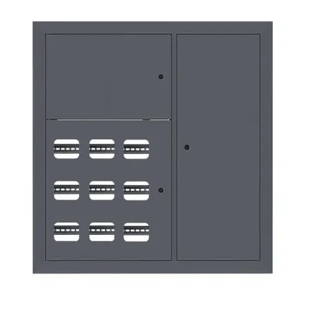 Щит этажный 9 кв. RAL7016 3 окна в ряд по гориз. (1000x950x150) EKF PROxima (mb29-v-9-ral7016-1)