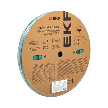 ТУТ нг 6/3 зелёная рулон EKF (tut-6-j)