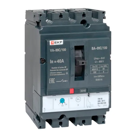 ВА-99C 100/40А 3P 35кА EKF (mccb99C-100-40)