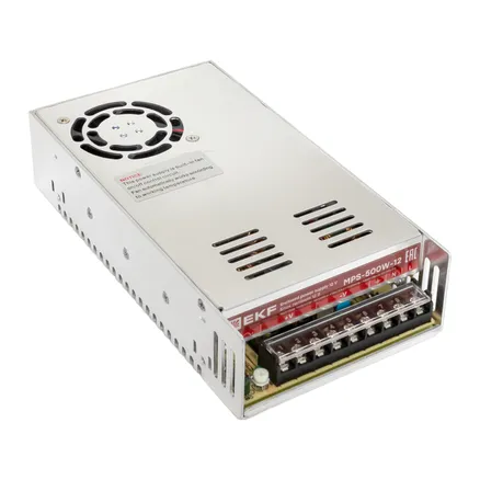 Блок питания на монтажную панель 500 Вт, 220 В AC /12В DC (MPS-500W-12)