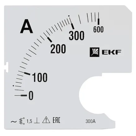 Шкала сменная для A961 300/5А-1,5 EKF (s-a961-300)