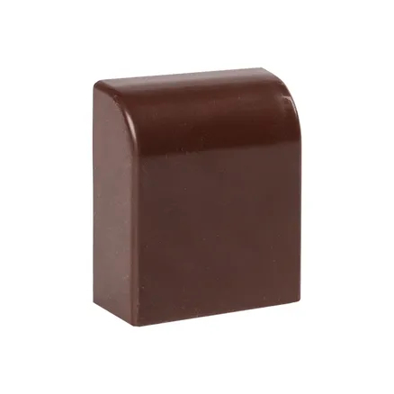 Заглушка (20x10) (4 шт) темн. дерево EKF-Plast (ecd-20-10x4)