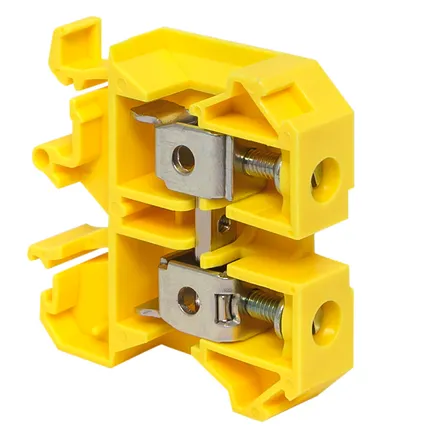 Клемма проходная винтовая JXB 10 мм2 желтая EKF (plc-jxb-10/35y)