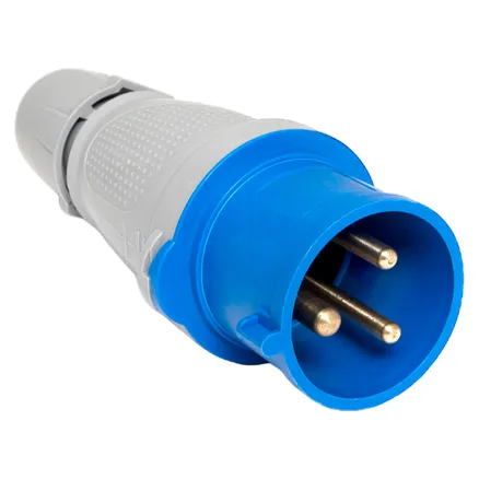 Вилка переносная 023 2Р+РЕ 32А 220В IP44 EKF PROXIMA (ps-023-32-220-PRO)