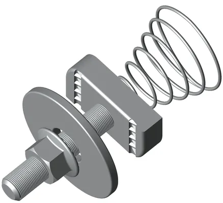 Комплект соединительный 10x30 для STRUT-профиля с конусной пружиной EKF (ksst10x30)