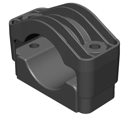 Одиночное кабельное крепление D 40-60 мм EKF (scc4060)